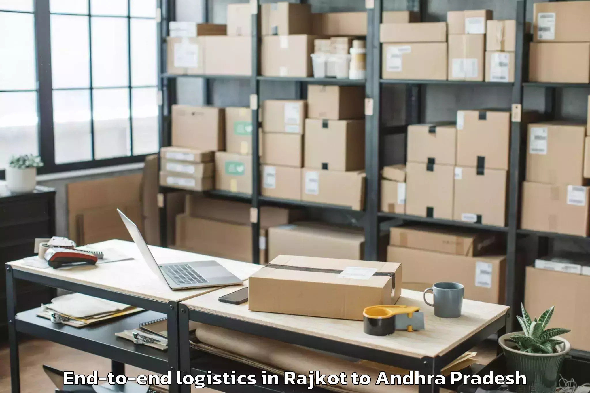 Professional Rajkot to Tanakal End To End Logistics